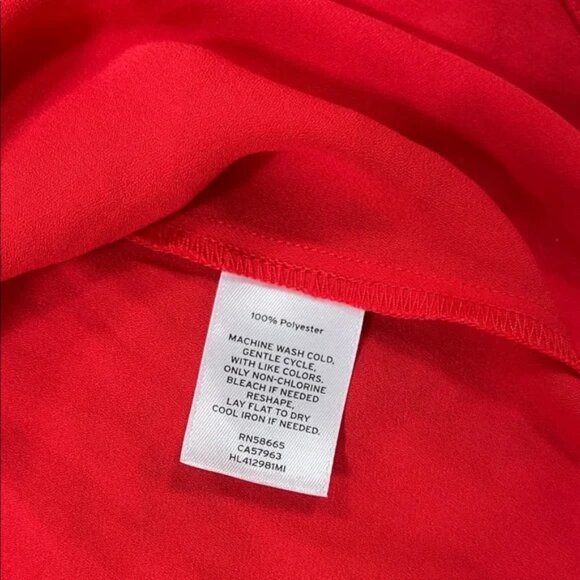 Chelsea28 Womens V-Neck Short Sleeves Top - Picture 3 of 11